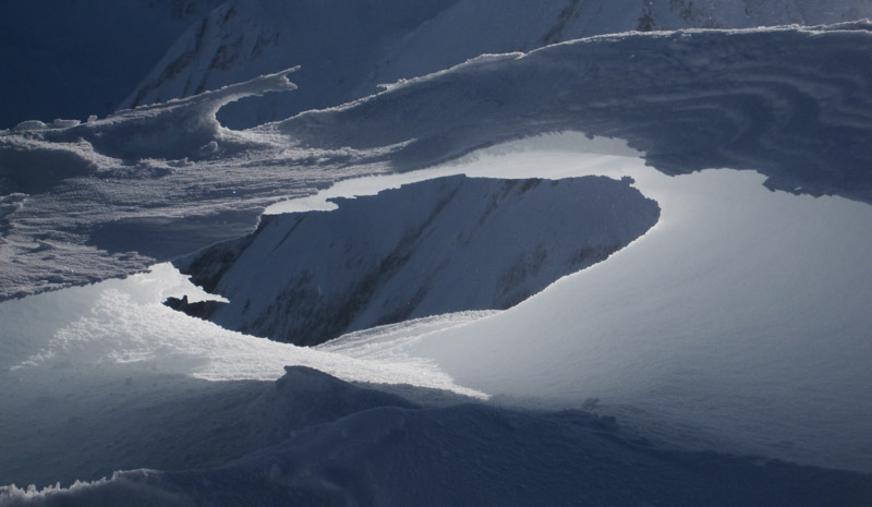 Éole sculpteur : illustration de la cohésion de frittage.
