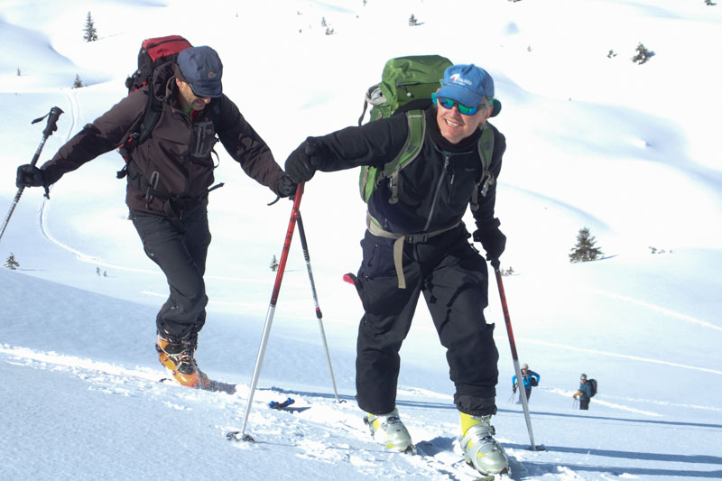 Vallon de la Petite Valloire. Jacques Beilin et Günter Schumdlach.