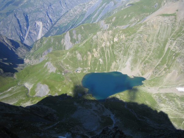Il se fait tard sur le vallon de la Muzelle...