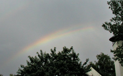 Arcs-en-ciel jumeaux.
© Benjamin Kühne le 3 juin 2002.