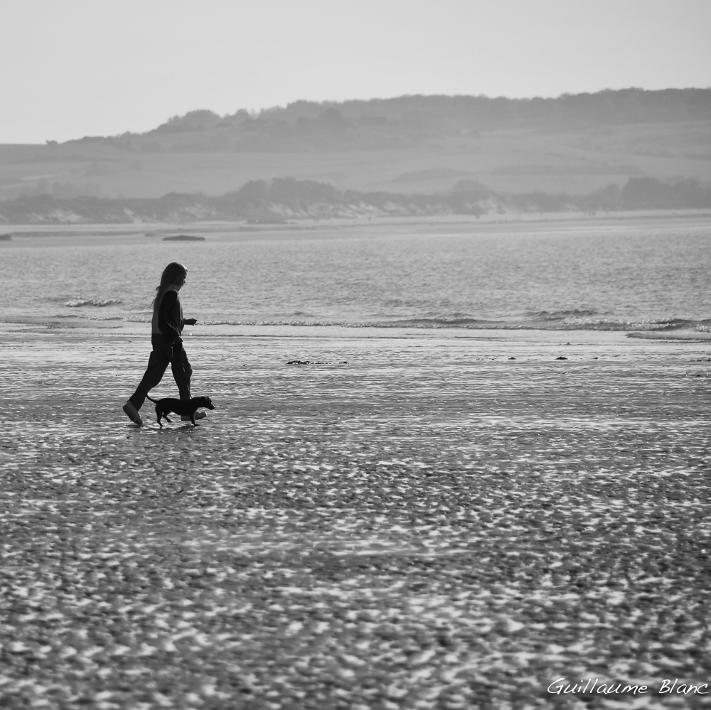 La jeune fille et le chien
